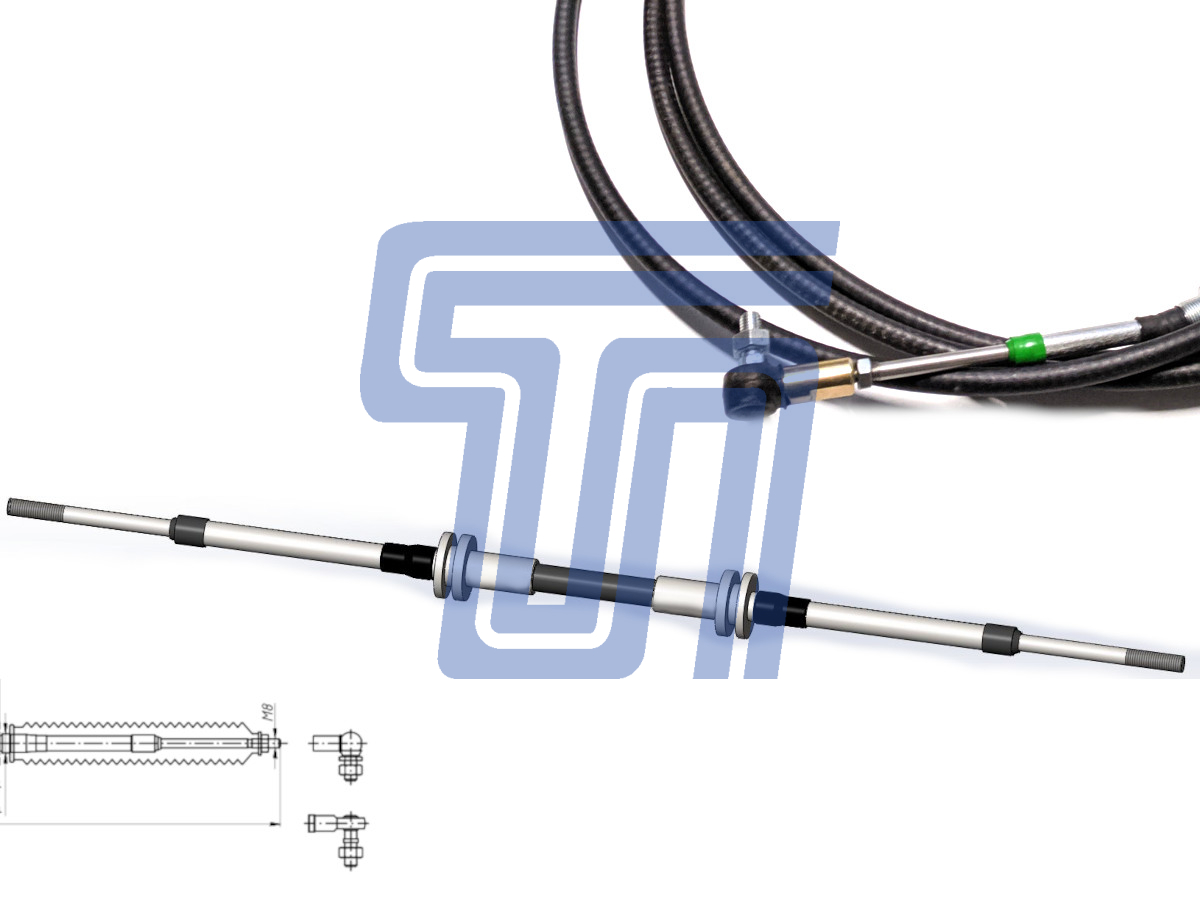 Temsa bus shift lever cable